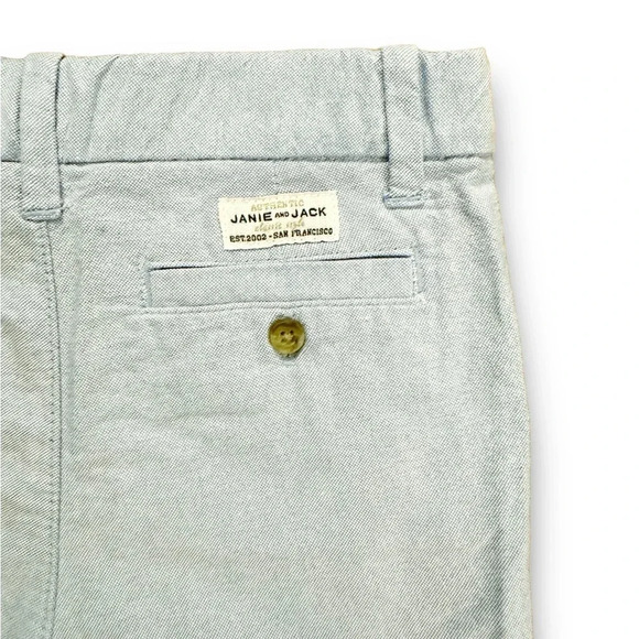 Janie & Jack | Chambray Chino Shorts (18-24 mos) 💙 - Picture 4 of 5